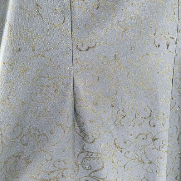 Limited Too Girl’s Y2K Navy Paisley Print Sleeveless Fit & Flare Dress Size 14 - Picture 5 of 14